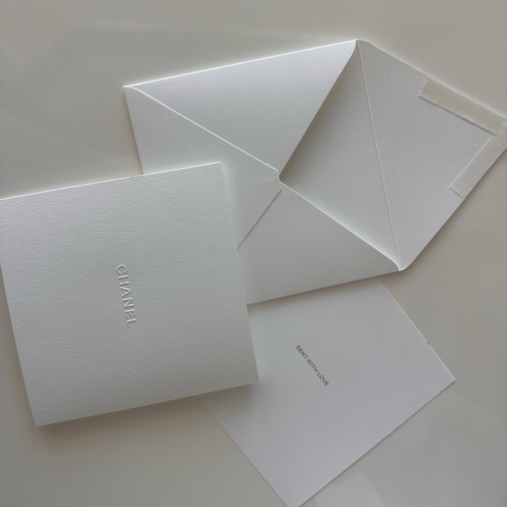 Chanel Card with envelope